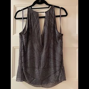 Parker Gray Sequin Top